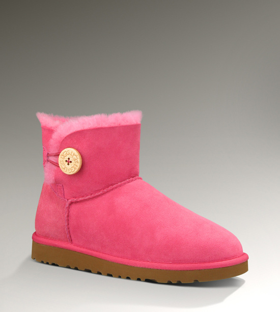 UGG Bailey Button Mini 3352 Rose Boots
